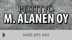 Peltityö M. Alanen Oy logo